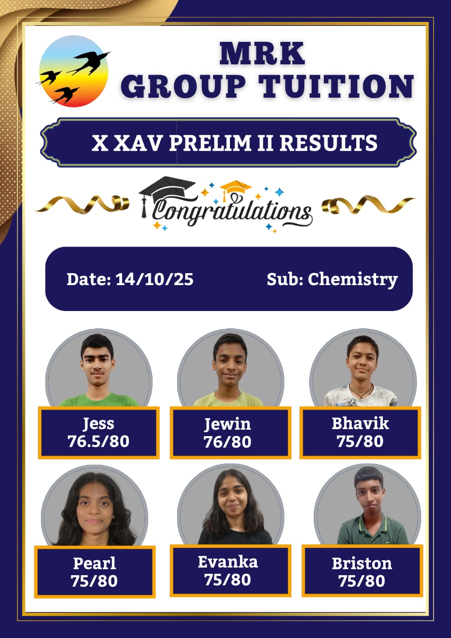 X XAV PRELIM II RESULTS	