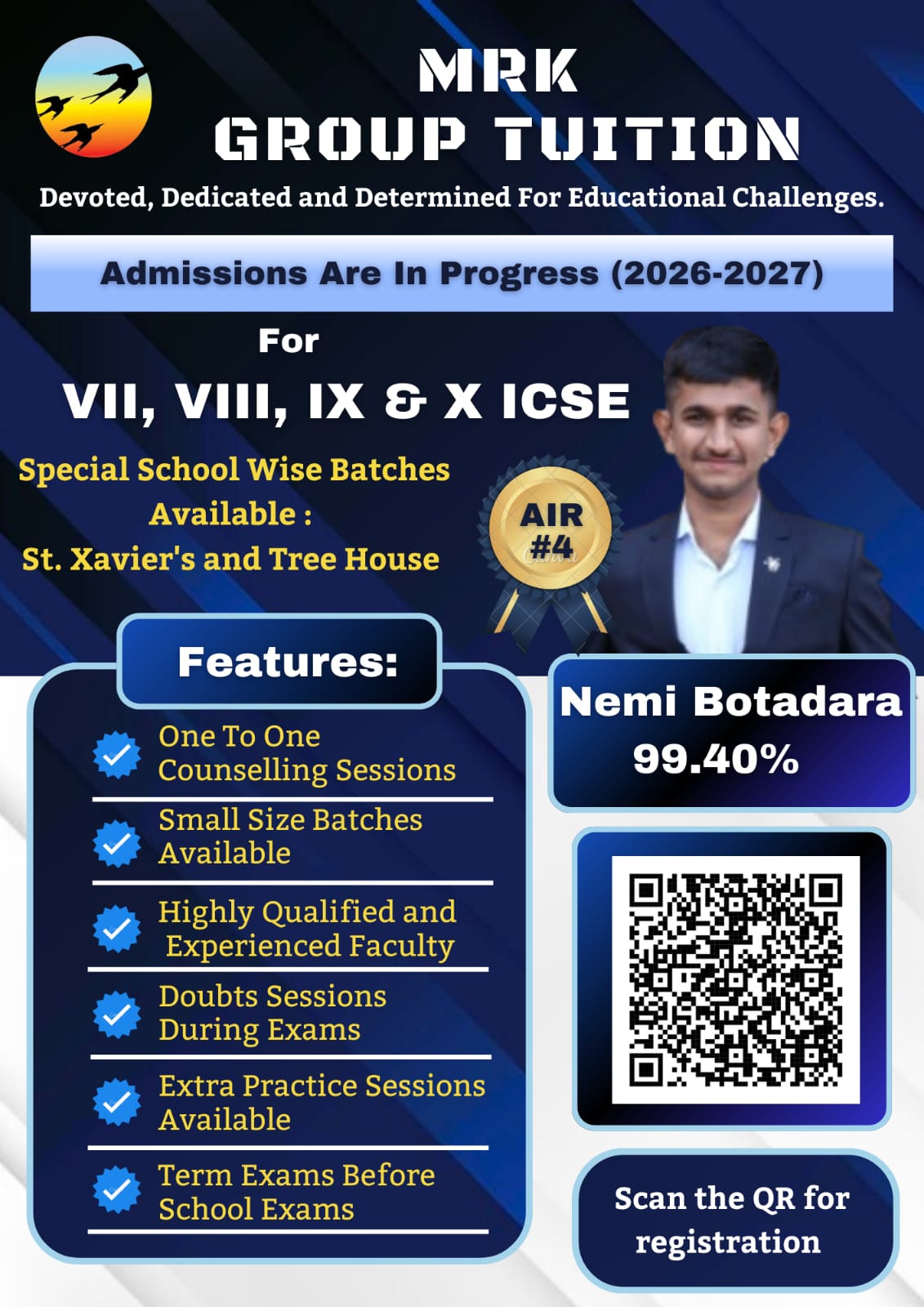 Admissions Are In Progress (2026-2027)